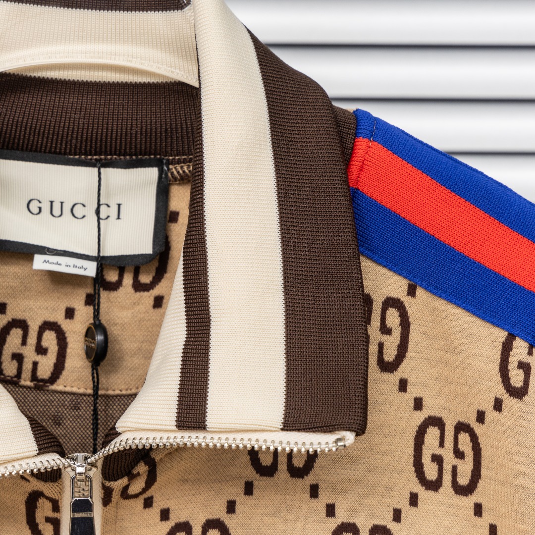 Gucci 款式：古驰Gucci 双G提花外套