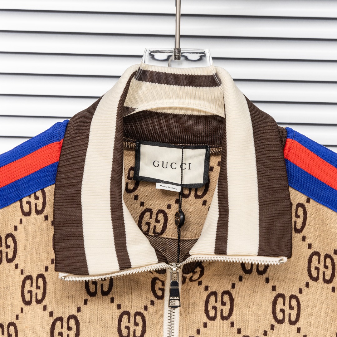 Gucci 款式：古驰Gucci 双G提花外套