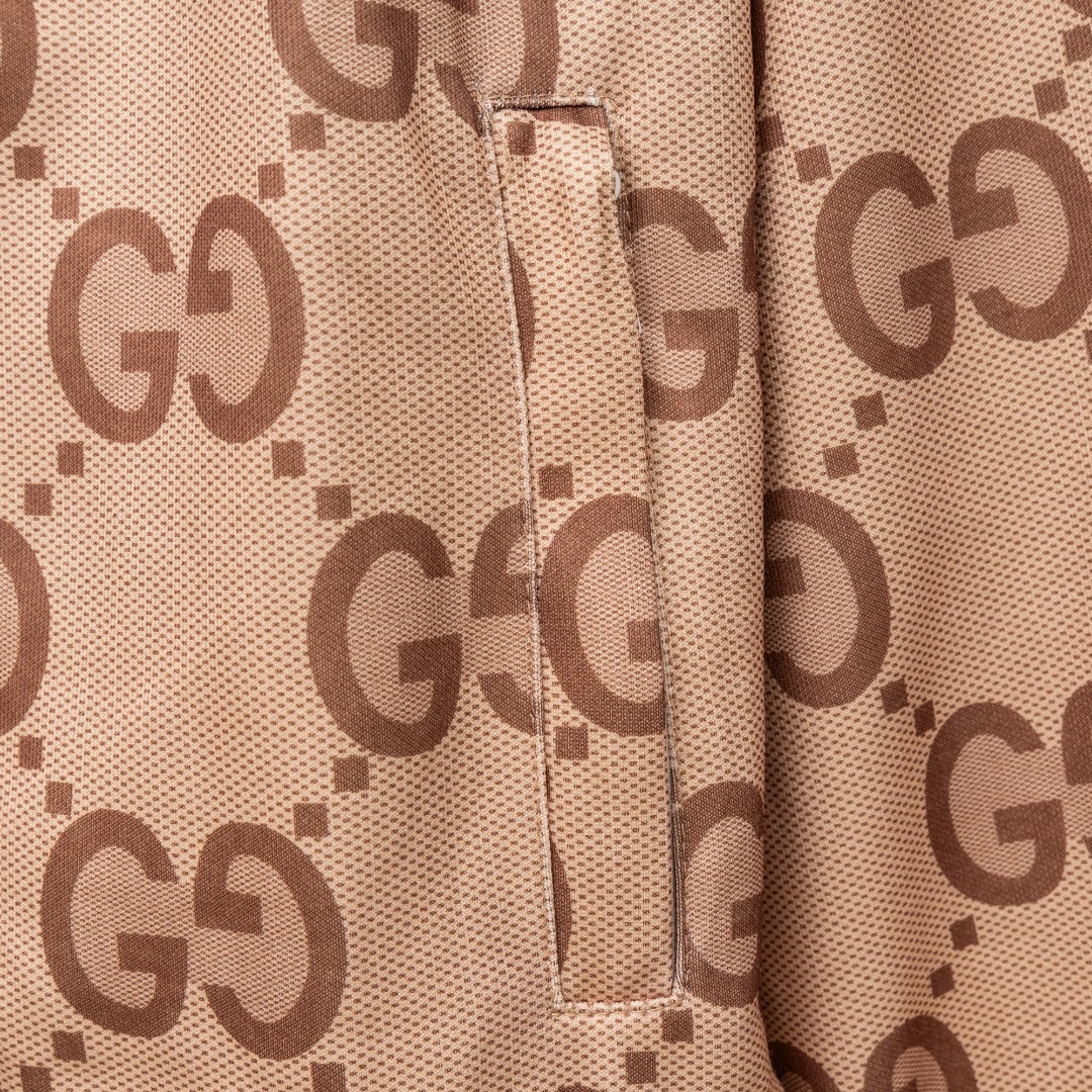 Gucci 款式：古驰Gucci连帽织带开衫外套