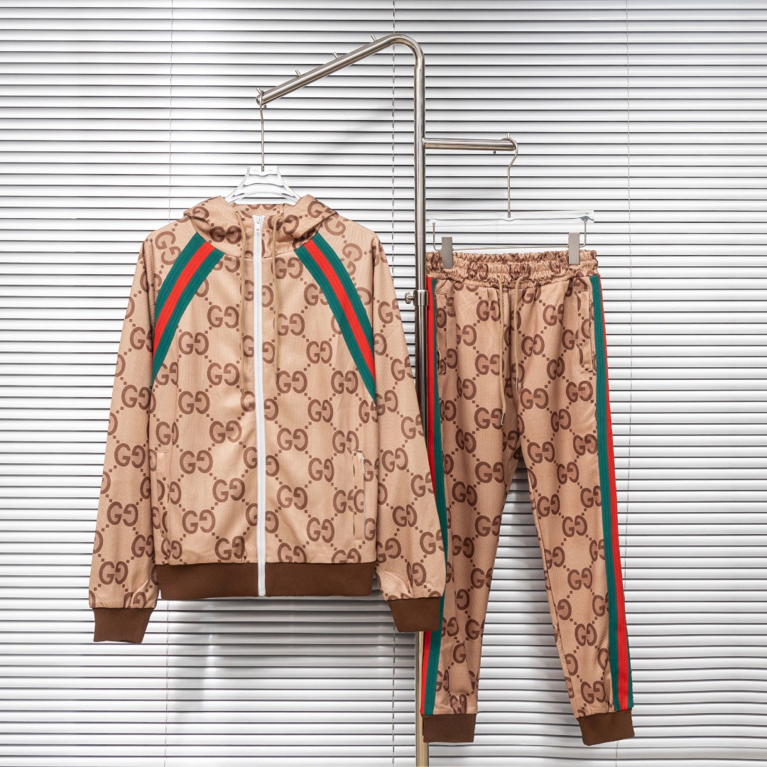 Gucci 款式：古驰Gucci连帽织带开衫外套