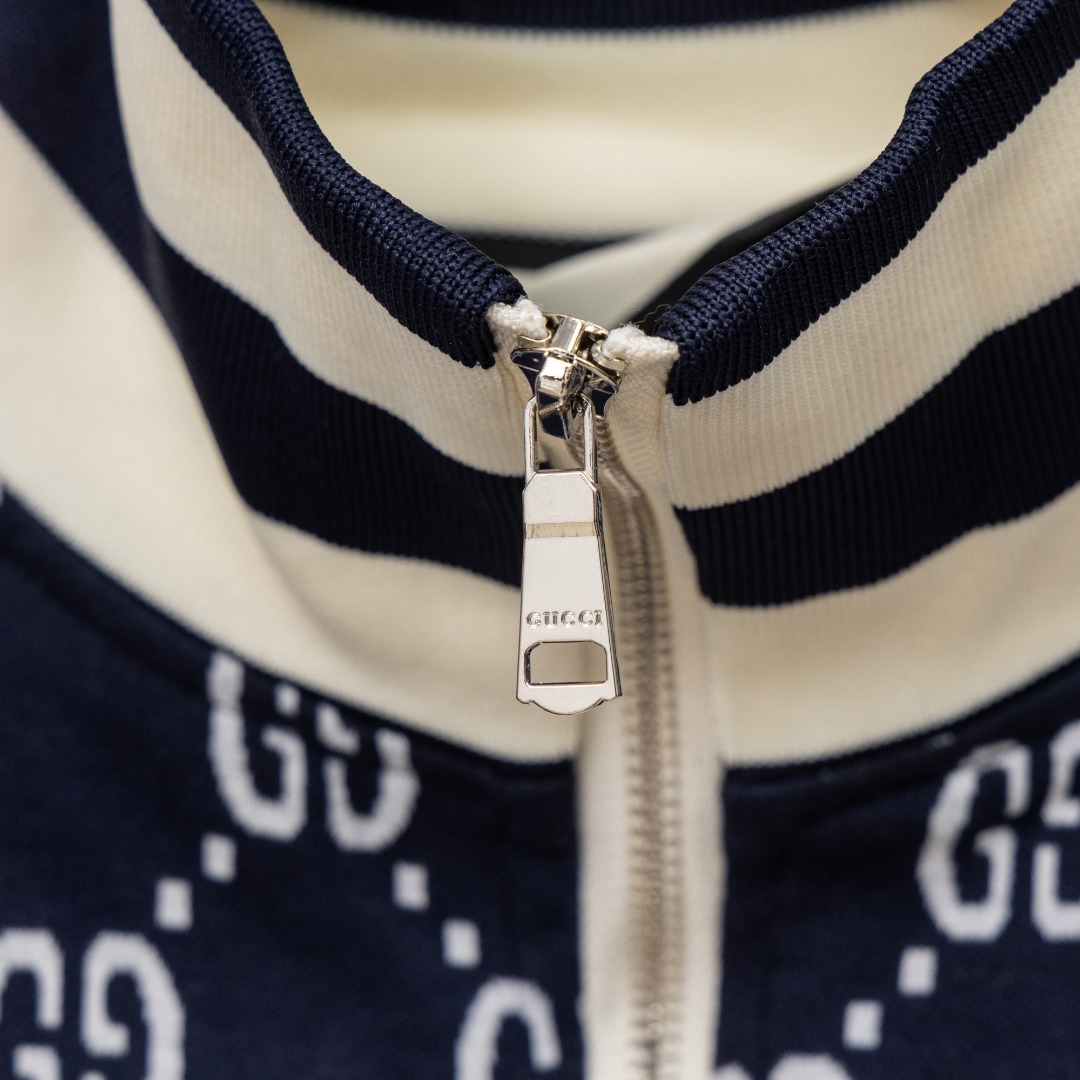 Gucci 款式：古驰Gucci双G提花织带外套