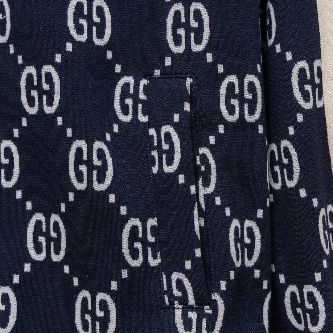 Gucci 款式：古驰Gucci双G提花织带外套