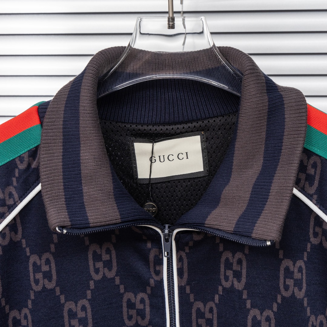 Gucci 款式：古驰Gucci 双G暗纹提花外套