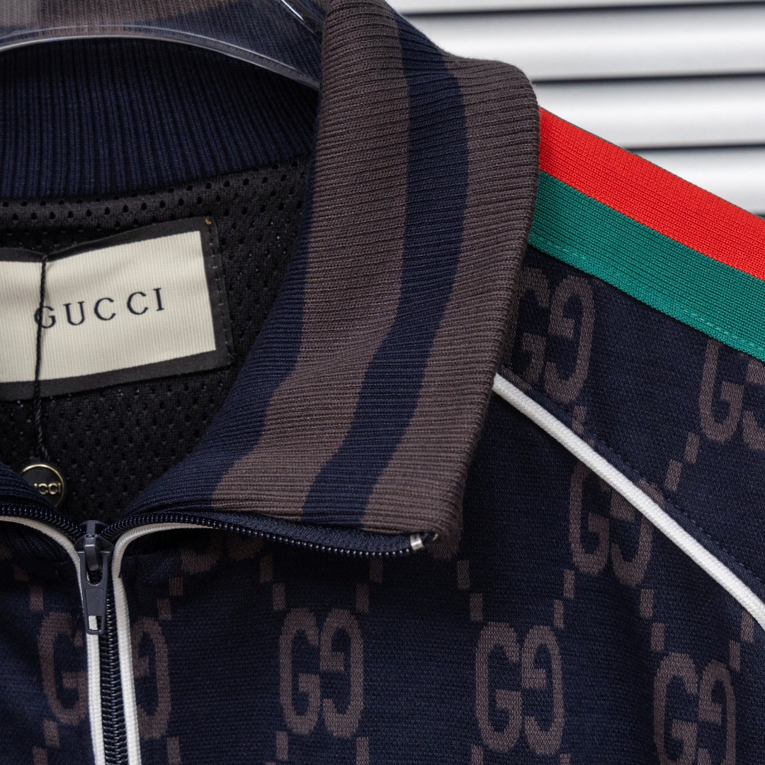 Gucci 款式：古驰Gucci 双G暗纹提花外套