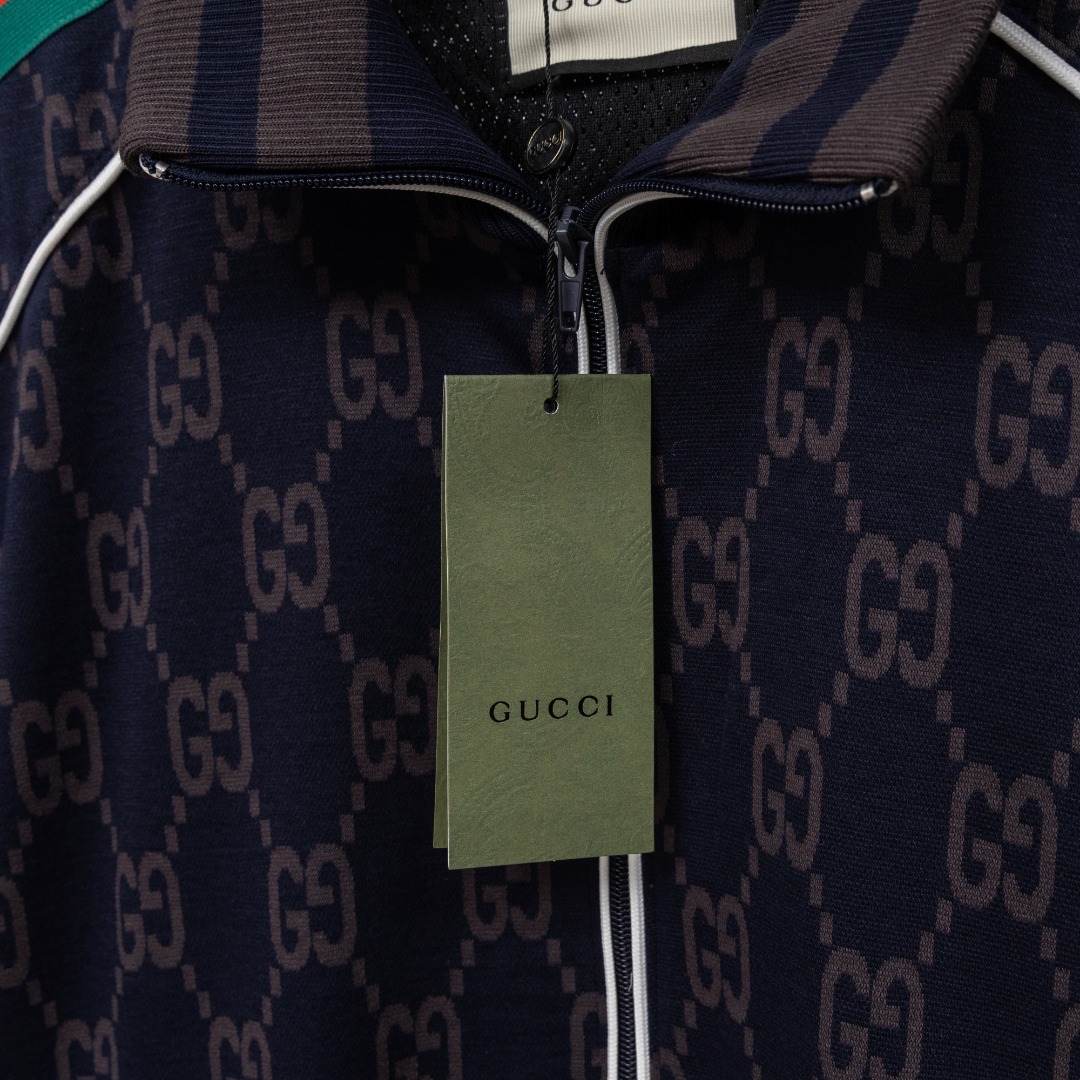 Gucci 款式：古驰Gucci 双G暗纹提花外套