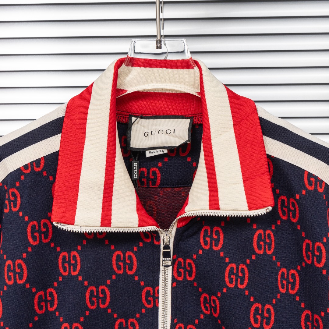 Gucci 款式：古驰Gucci 双G暗纹外套