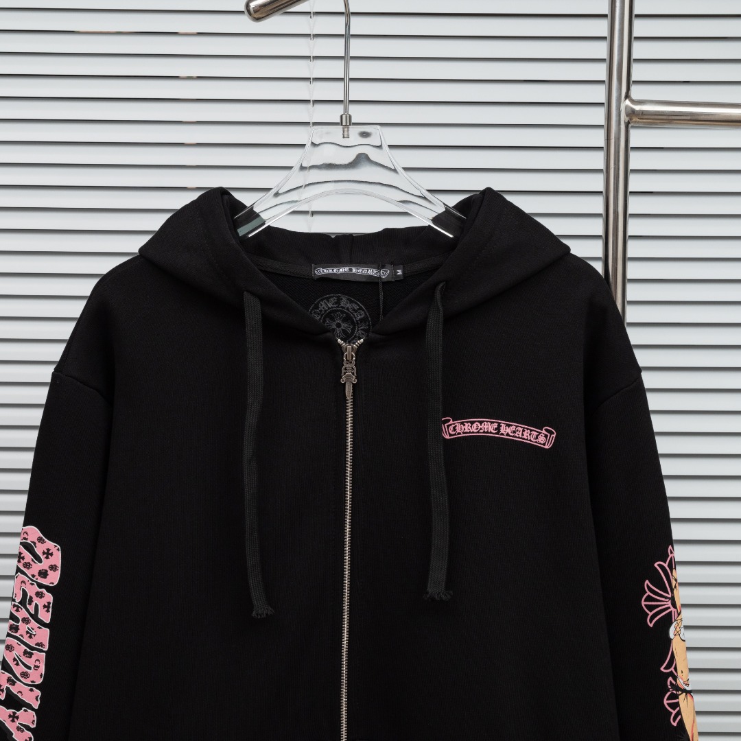 Chrome Hearts 款式：克罗心CH十字架拉链外套夹克