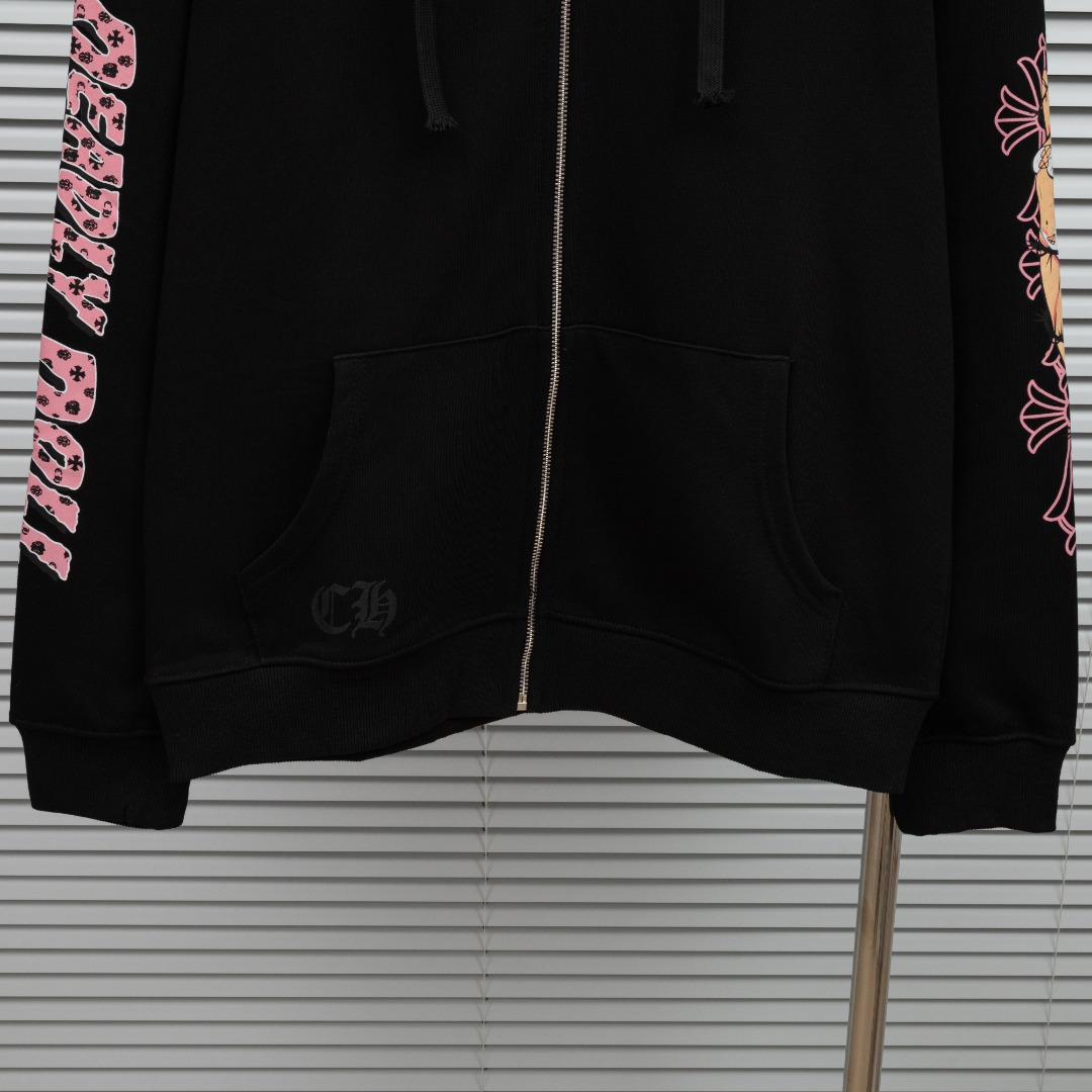 Chrome Hearts 款式：克罗心CH十字架拉链外套夹克