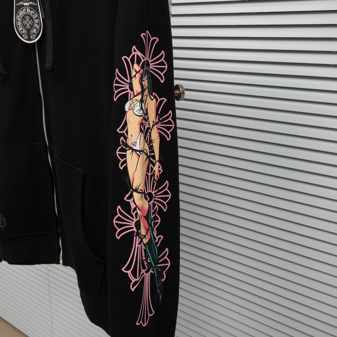 Chrome Hearts 款式：克罗心CH十字架拉链外套夹克