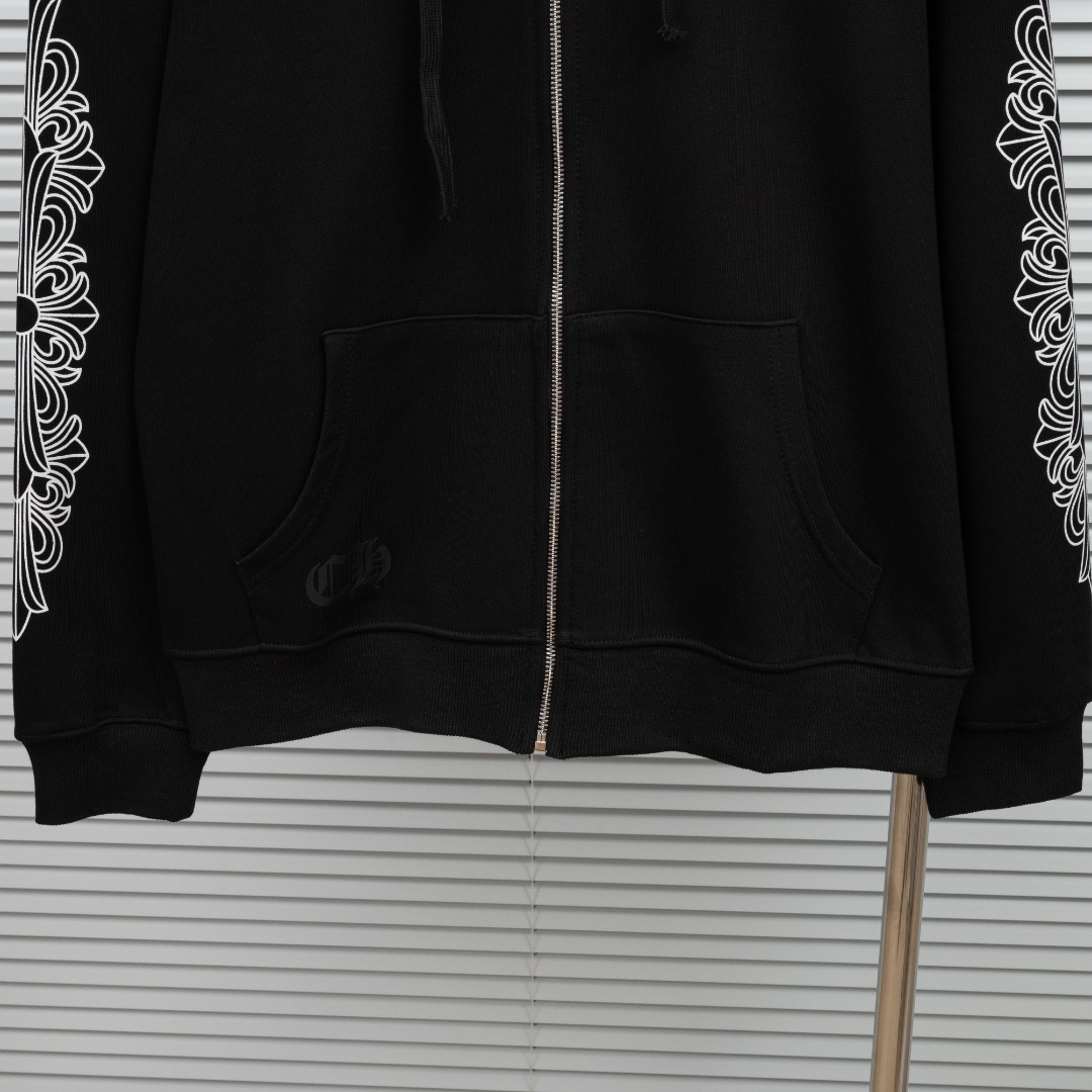Chrome Hearts 款式：克罗心CH十字架拉链外套夹克
