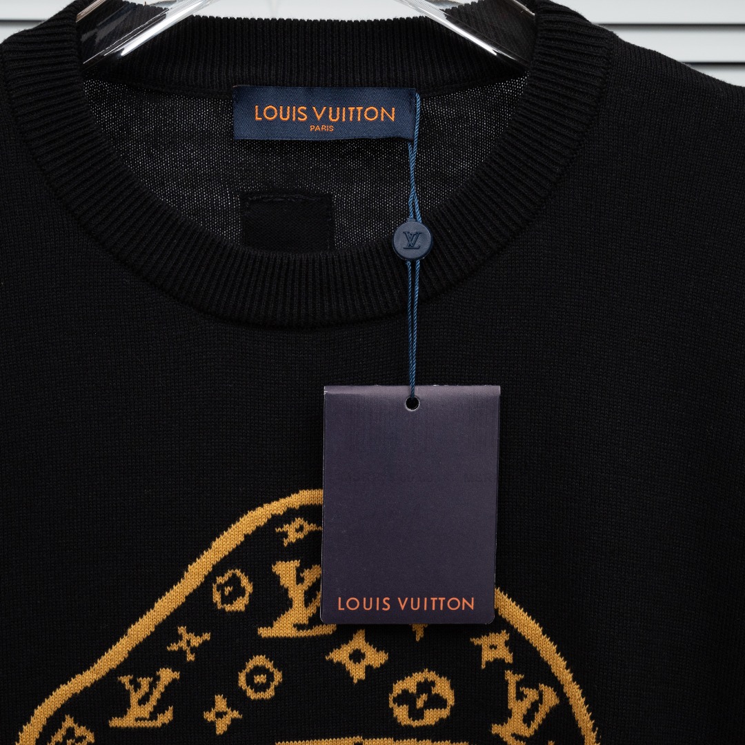 Louis Vuitton 款式：路易威登LV针织植物系列蘑菇羊毛混纺短袖