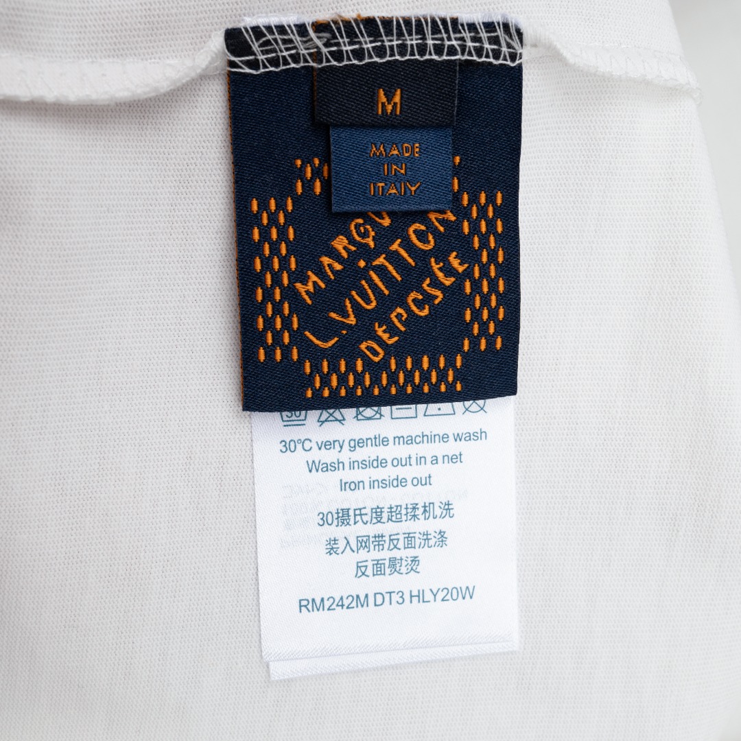 Louis Vuitton 款式：路易威登LV拼色老花全刺绣工艺短袖