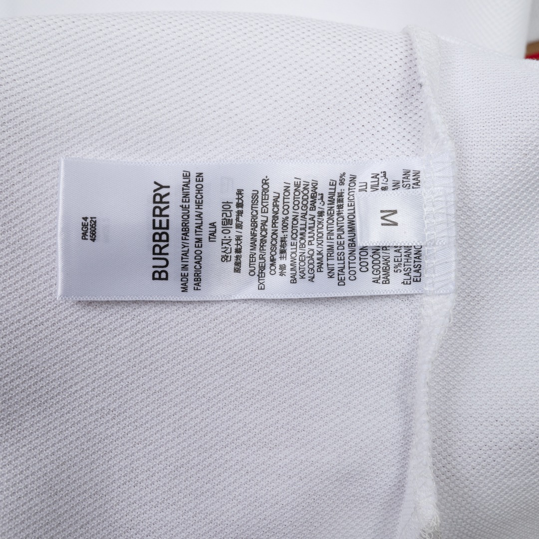 Burberry 款式：巴宝莉BBR战马刺绣拼接领口短袖POLO