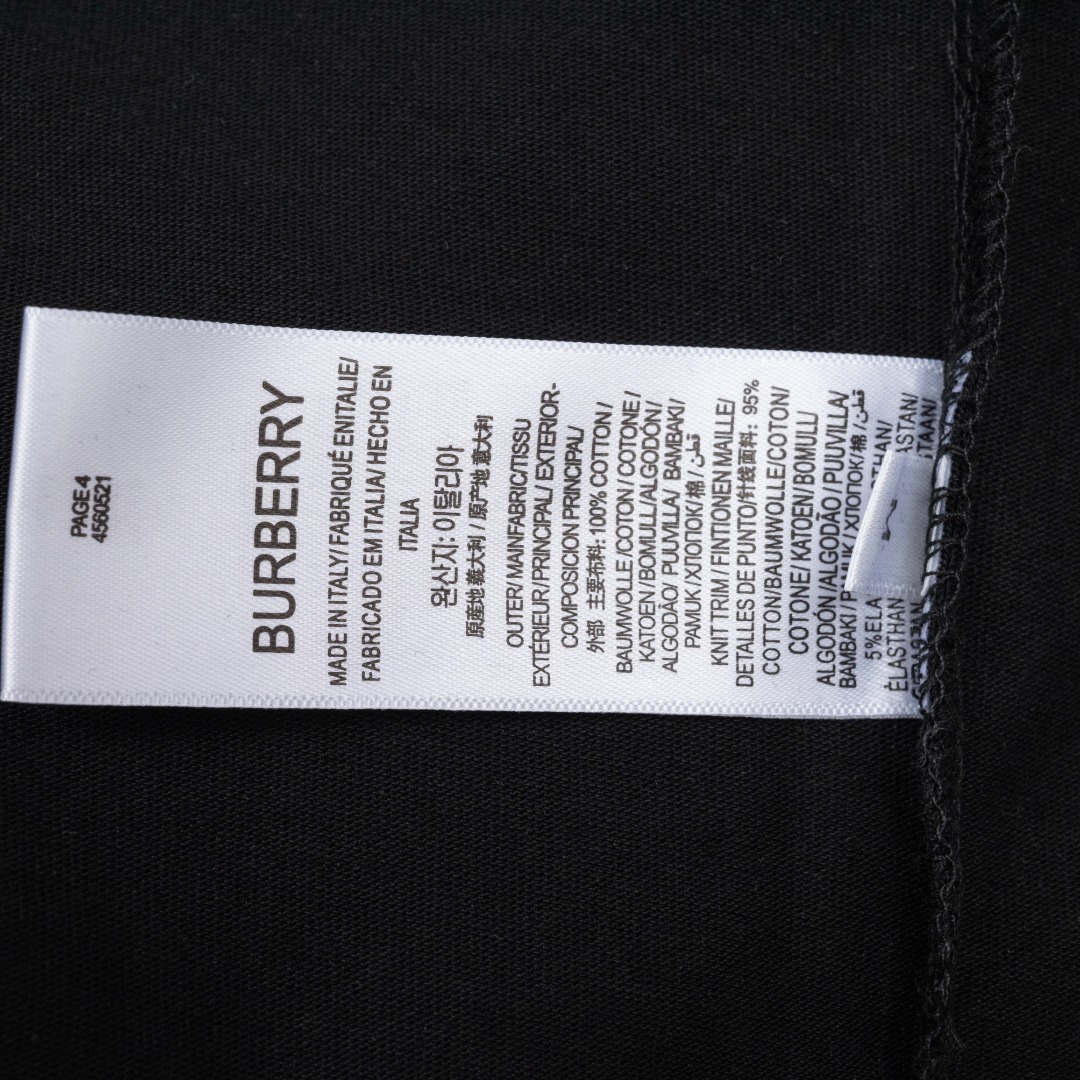 Burberry 款式：巴宝莉BBR镂空战马刺绣工艺短袖