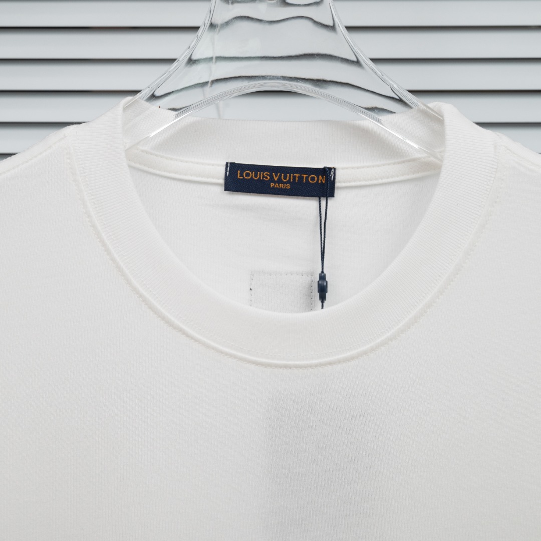 Louis Vuitton 款式：路易威登LV手工珍珠工艺短袖