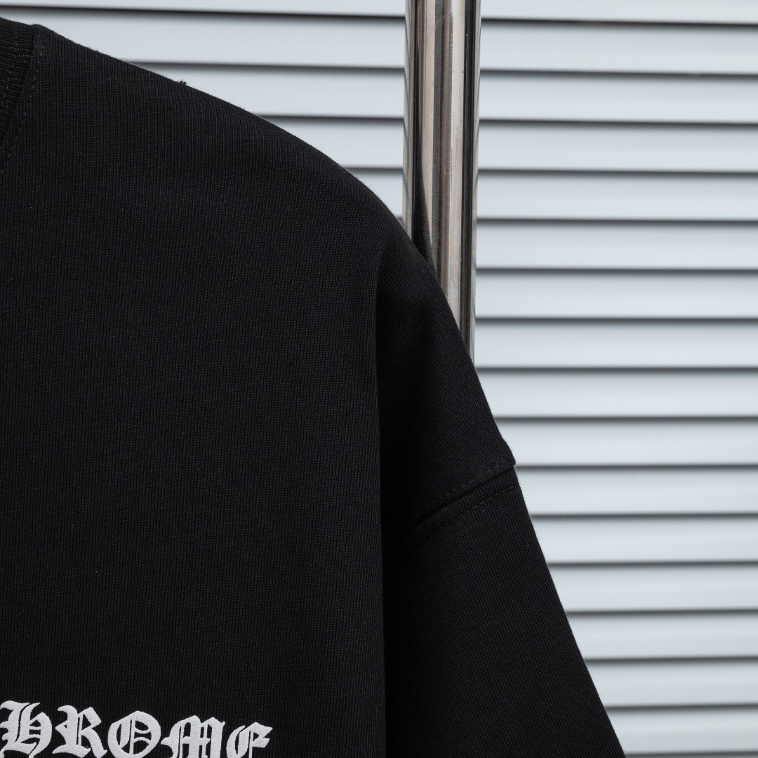 Chrome Hearts 款式：克罗心CH做旧破洞立体发泡工艺短袖