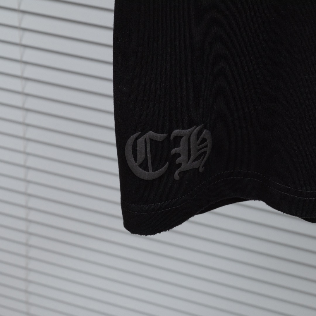 Chrome Hearts 款式：克罗心CH做旧破洞立体发泡工艺短袖