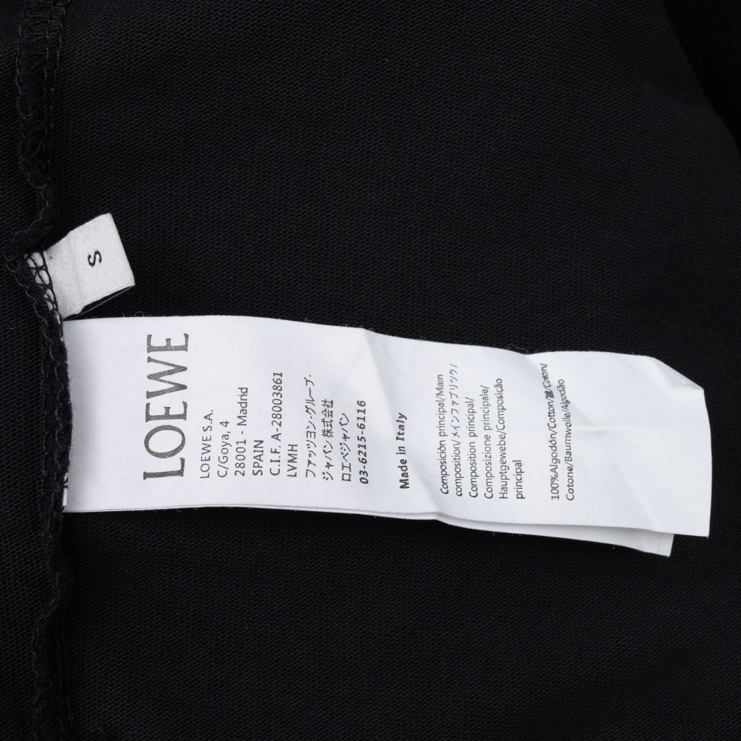 Loewe 款式：罗意威LOEWE 3D草绳刺绣工艺短袖