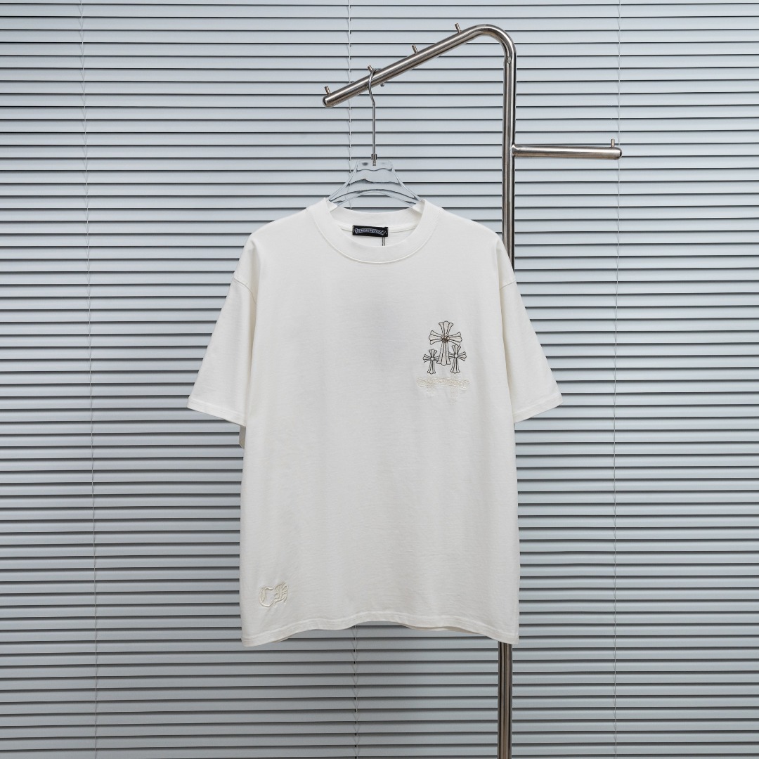 Chrome Hearts 款式：克罗心CH十字刺绣紫外线温变可变色工艺短袖