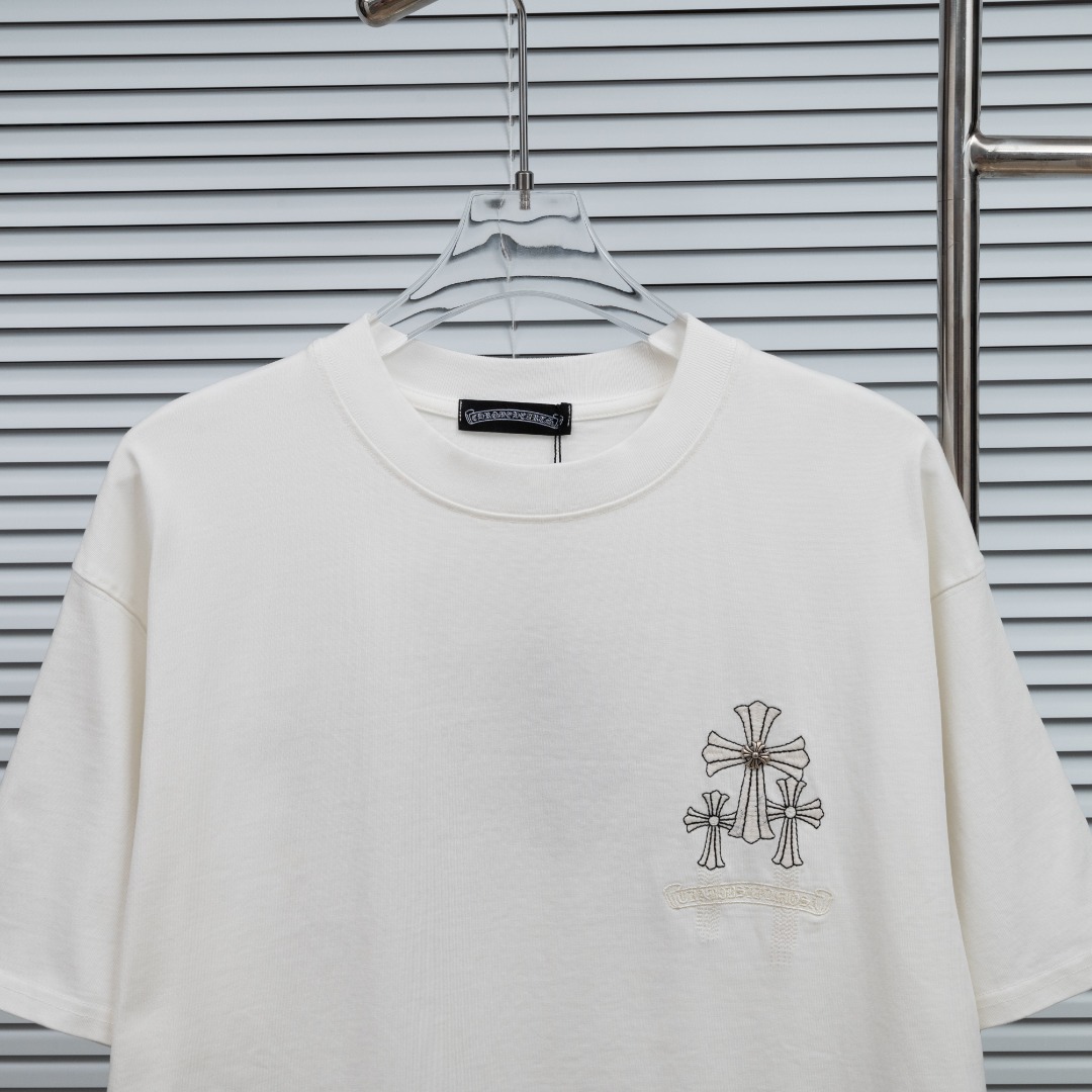 Chrome Hearts 款式：克罗心CH十字刺绣紫外线温变可变色工艺短袖