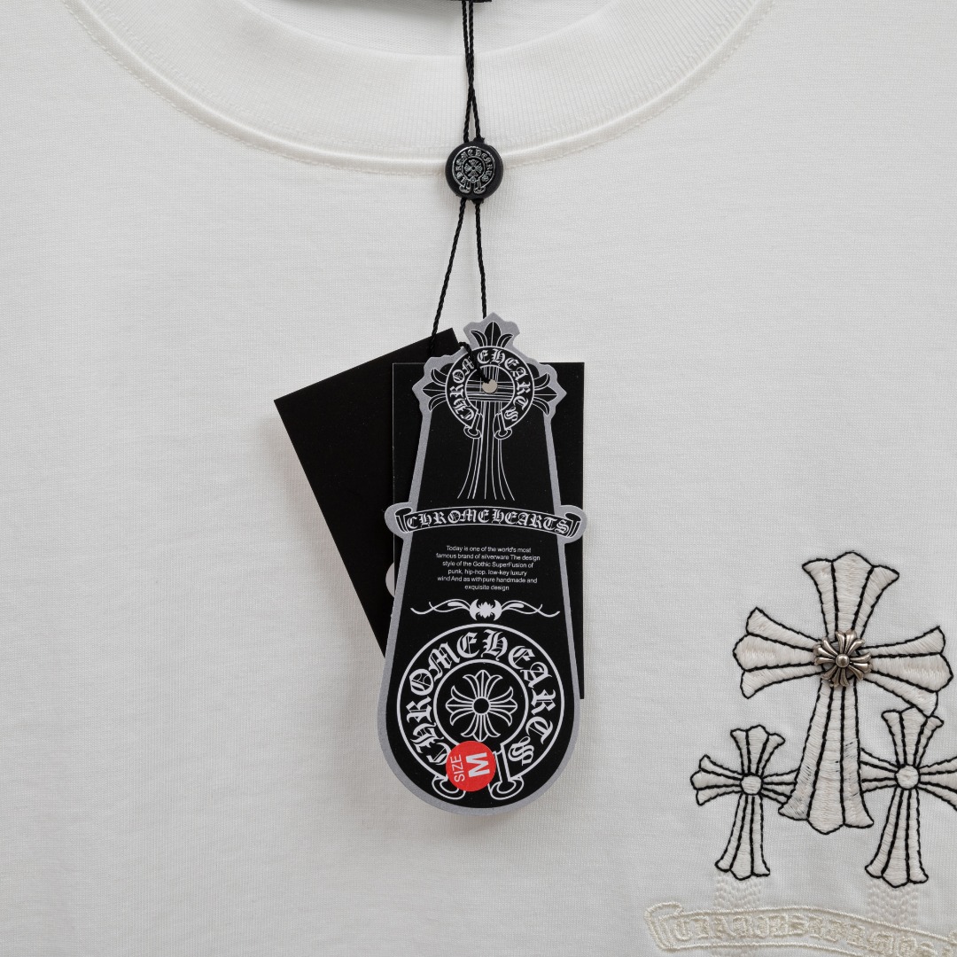 Chrome Hearts 款式：克罗心CH十字刺绣紫外线温变可变色工艺短袖