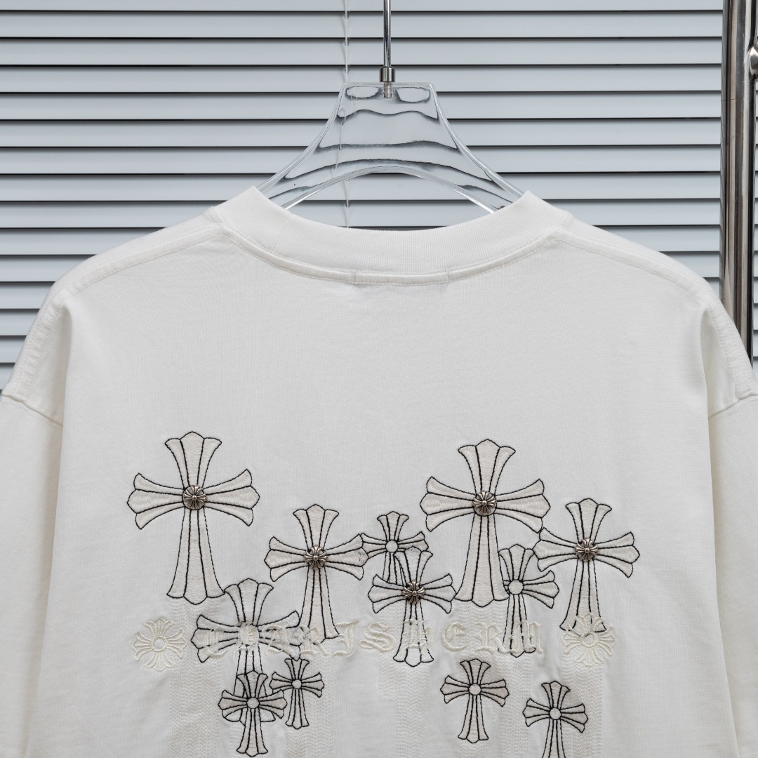Chrome Hearts 款式：克罗心CH十字刺绣紫外线温变可变色工艺短袖