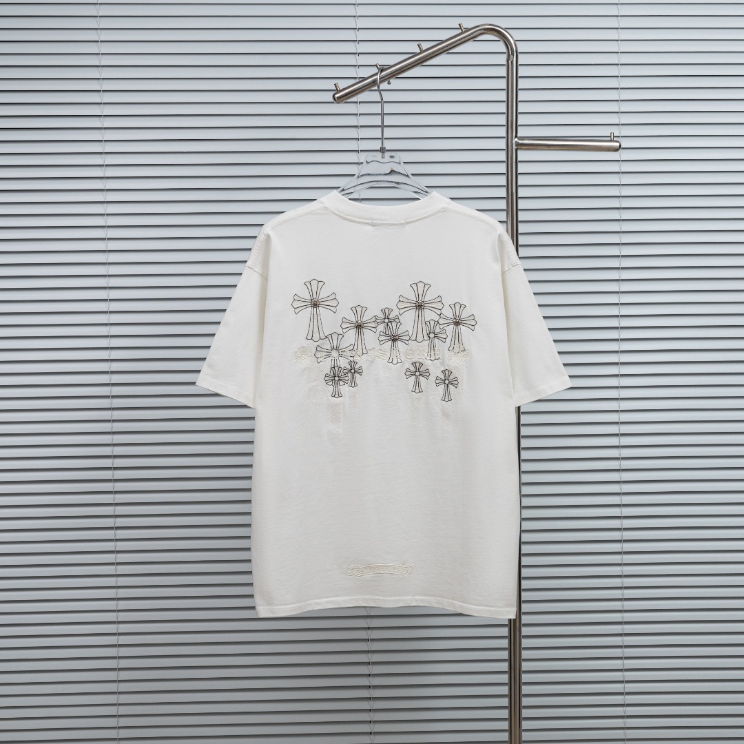 Chrome Hearts 款式：克罗心CH十字刺绣紫外线温变可变色工艺短袖