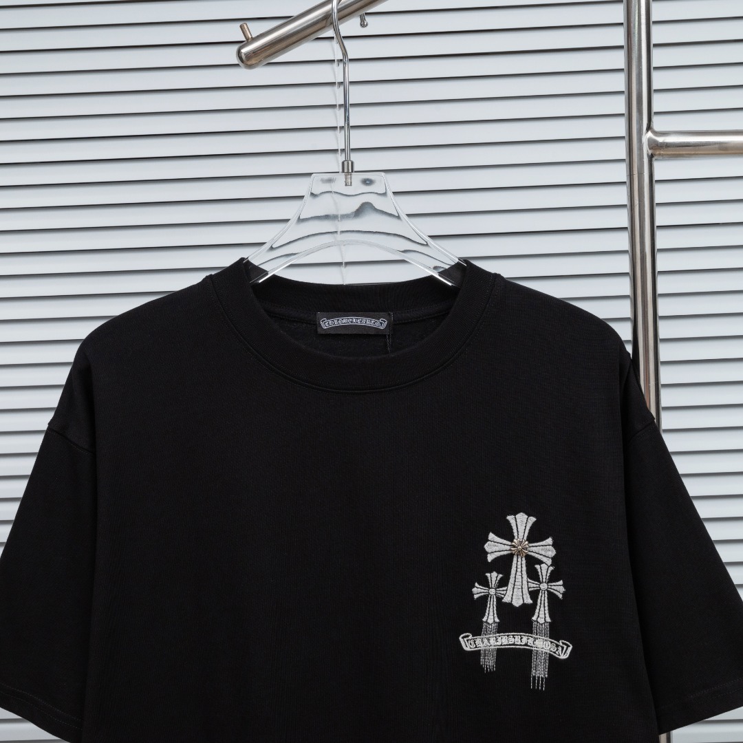 Chrome Hearts 款式：克罗心CH十字刺绣紫外线温变可变色工艺短袖