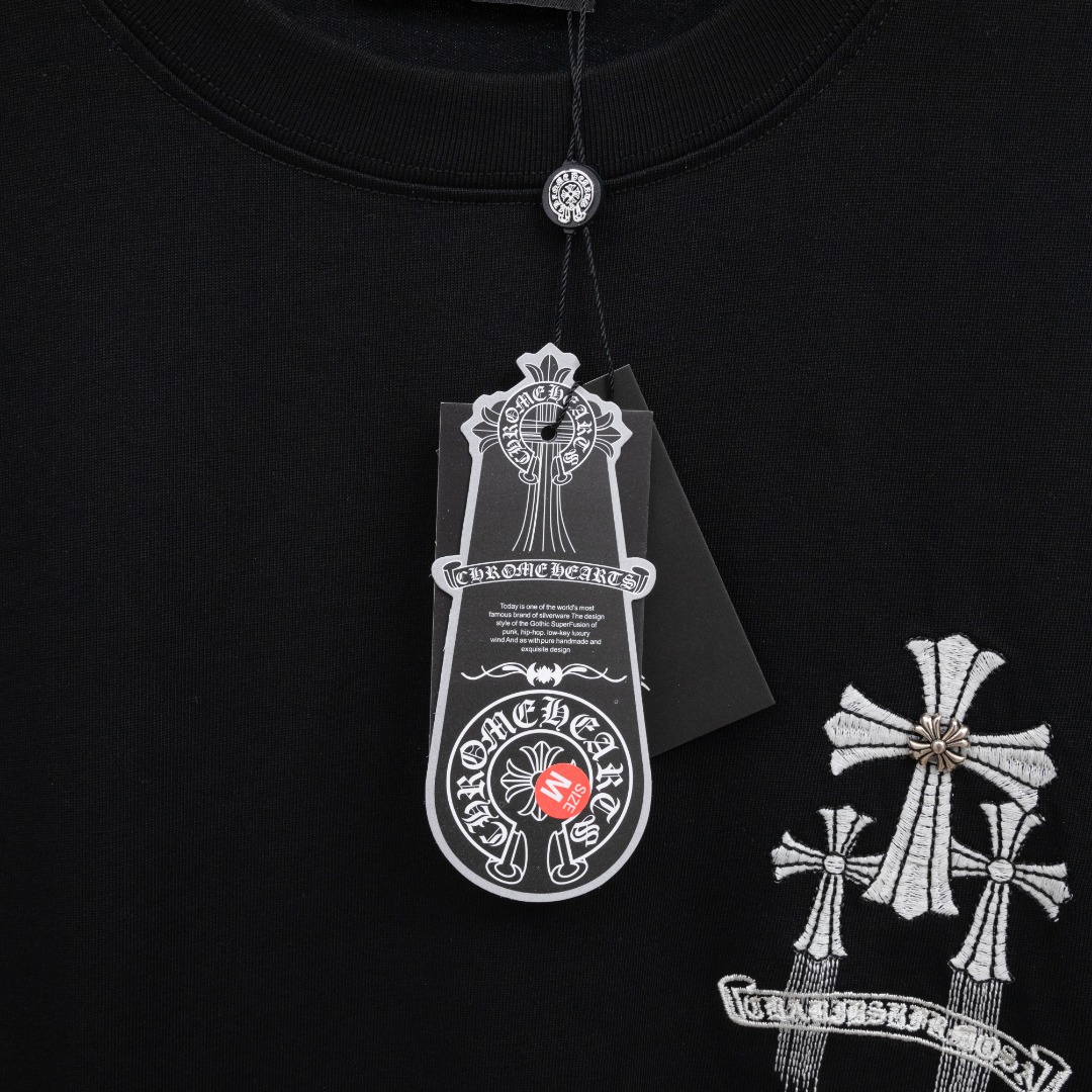 Chrome Hearts 款式：克罗心CH十字刺绣紫外线温变可变色工艺短袖