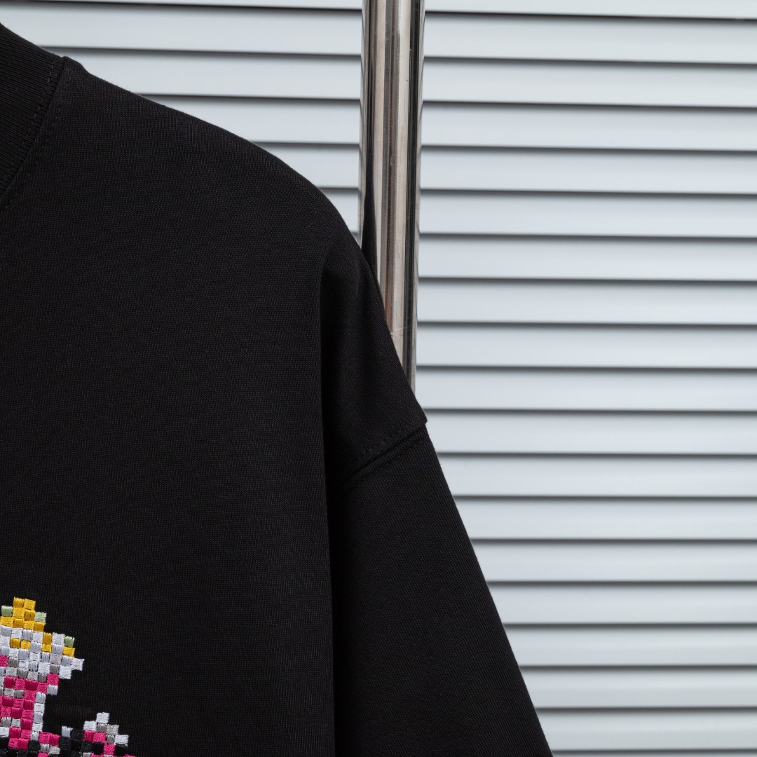 Chrome Hearts 款式：克罗心CH十字刺绣马赛克多色十字架工艺短袖