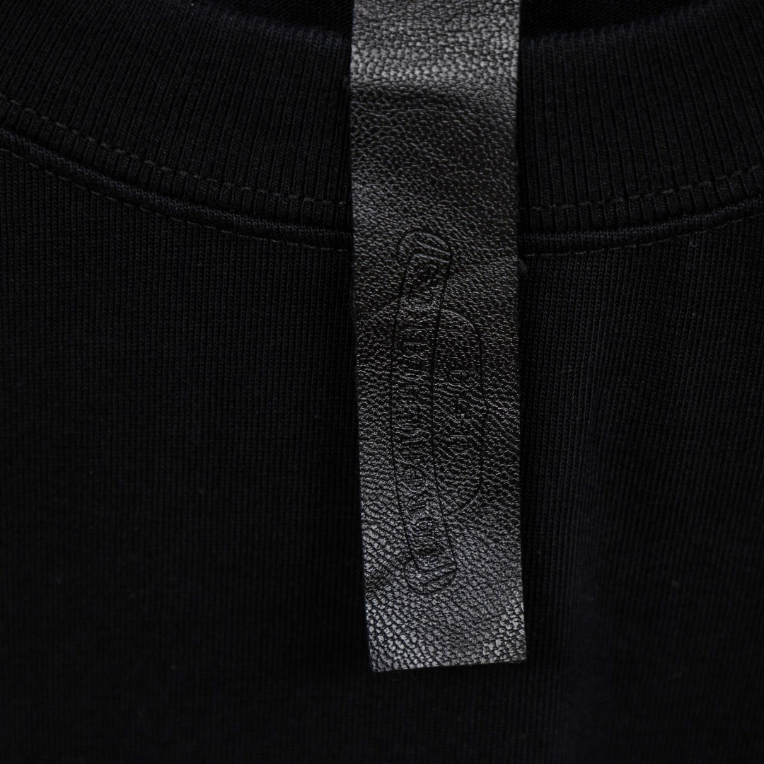 Chrome Hearts 款式：克罗心CH做旧破洞贴布刺绣工艺短袖