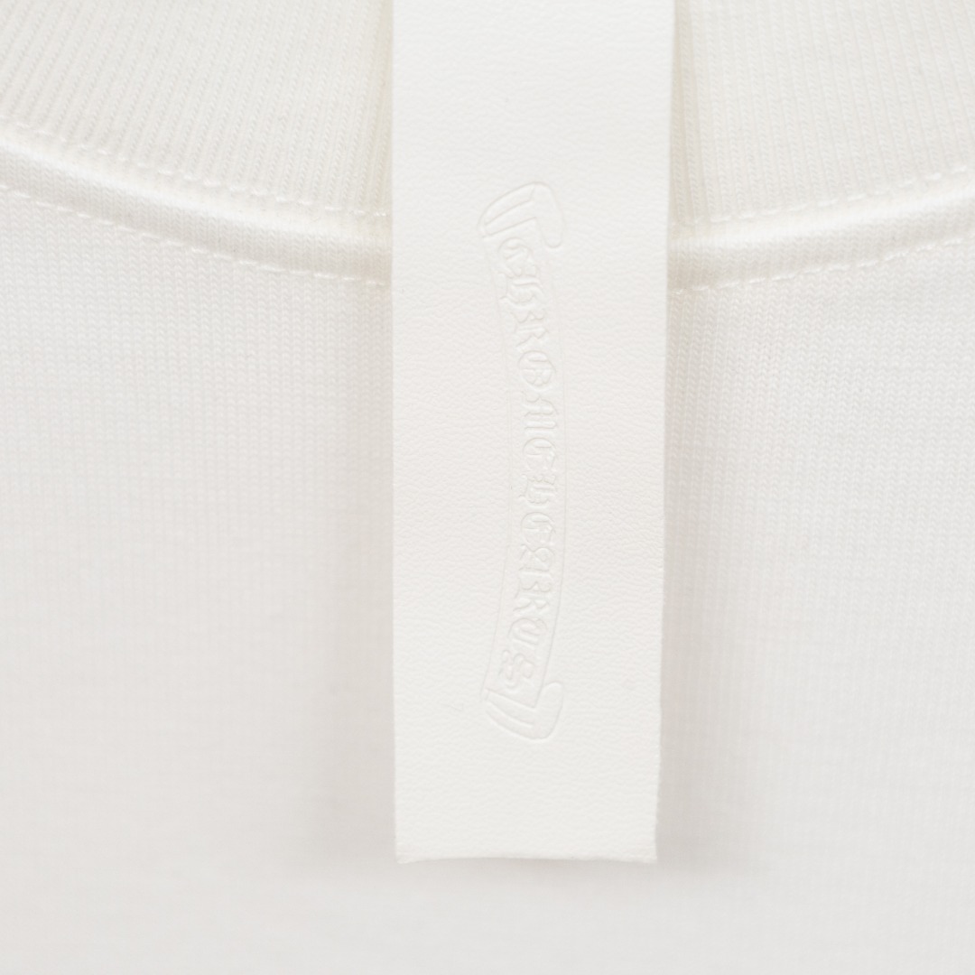 Chrome Hearts 款式：克罗心CH做旧破十字架拼接刺绣工艺短袖