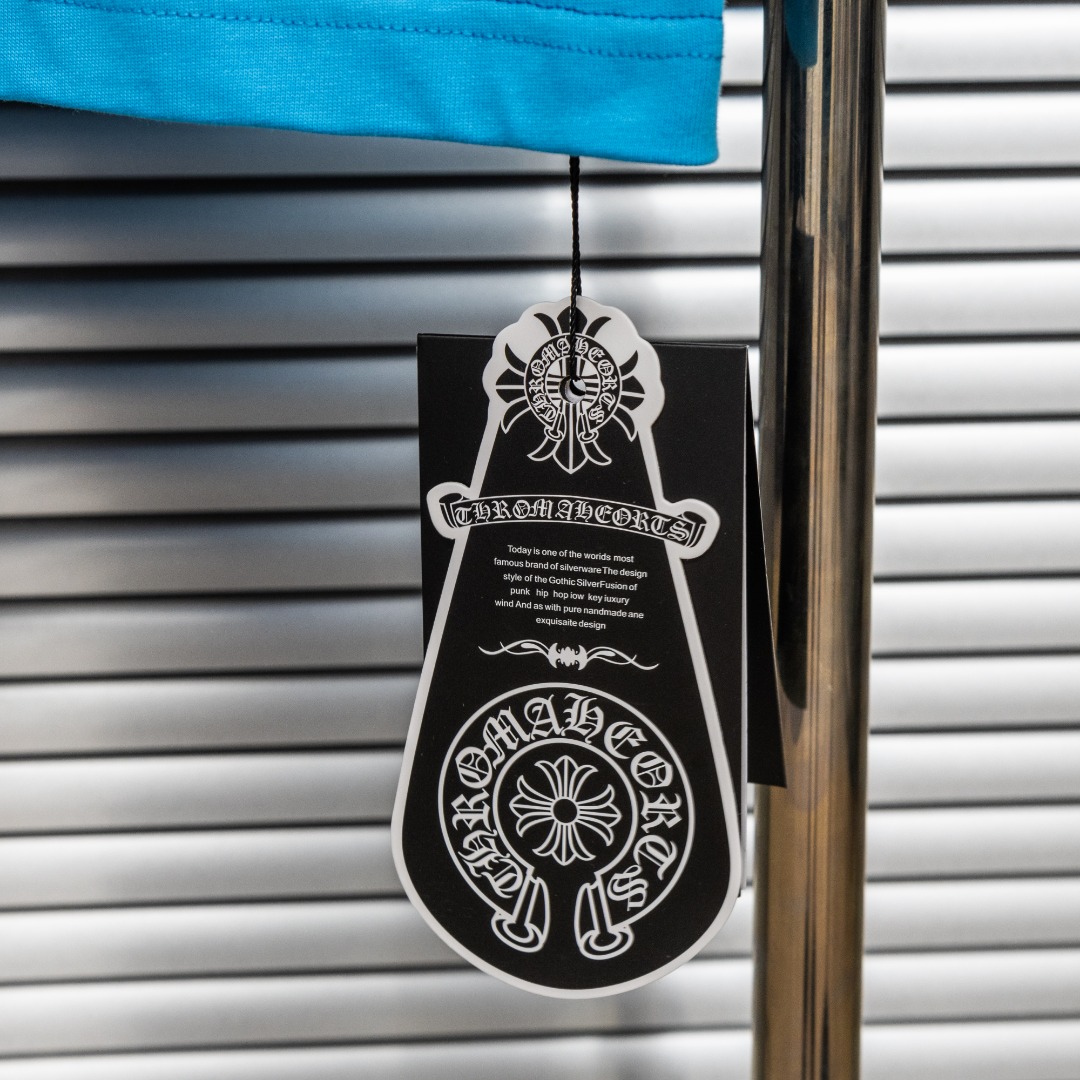 Chrome Hearts 款式：克罗心CH做旧 刺绣植绒多工艺工艺短袖