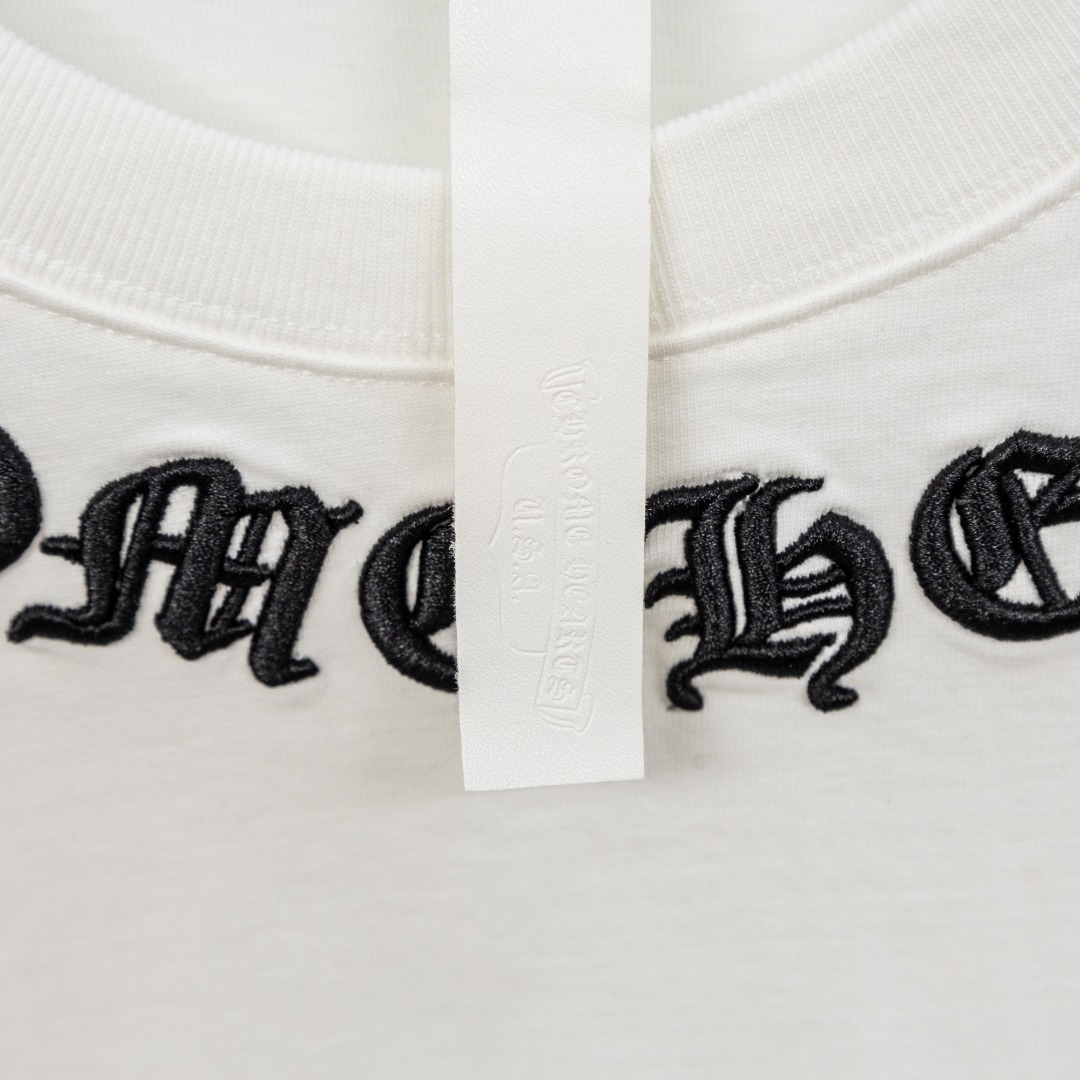 Chrome Hearts 款式：克罗心CH梵文围脖刺绣 贴布多工艺短袖