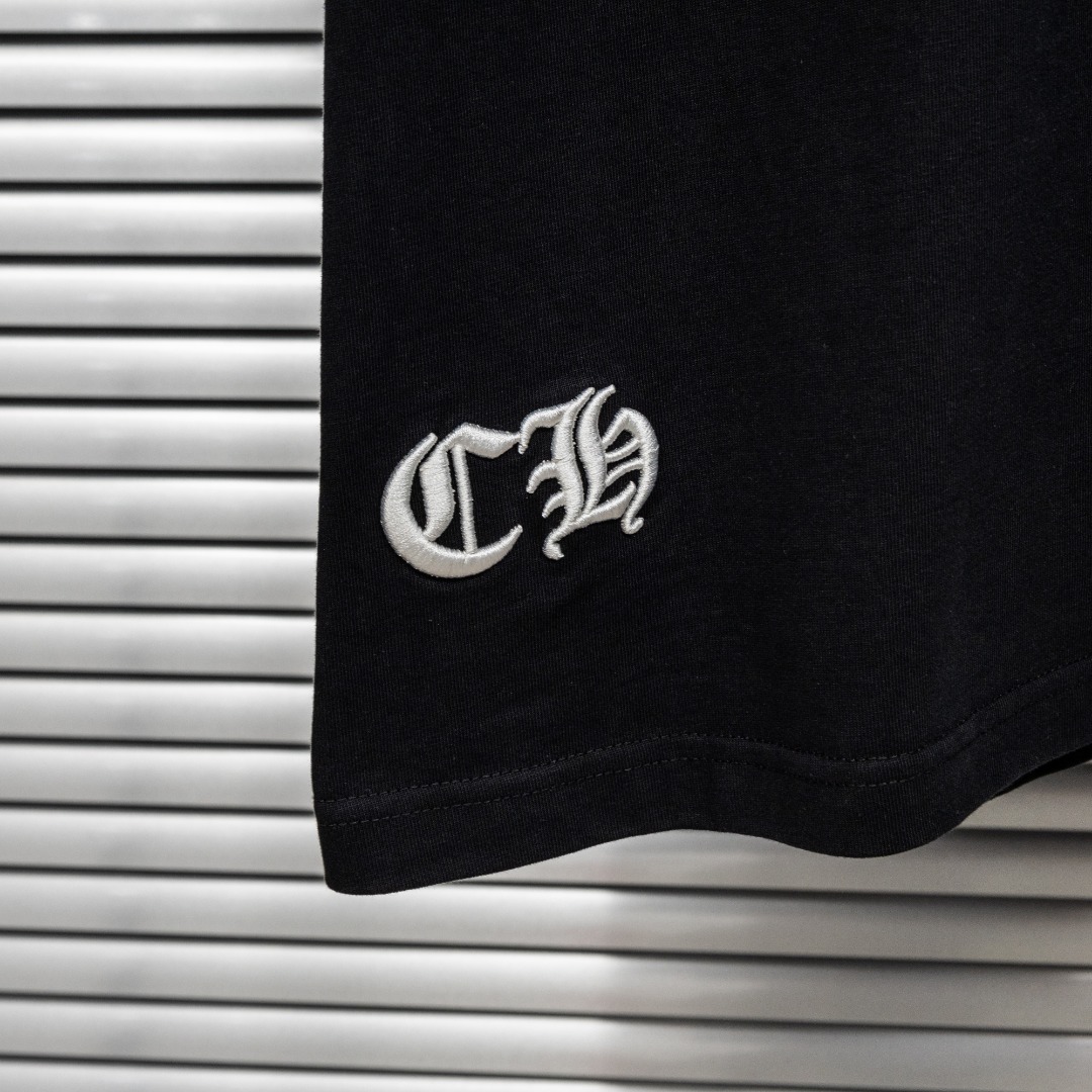 Chrome Hearts 款式：克罗心CH梵文围脖刺绣 贴布多工艺短袖