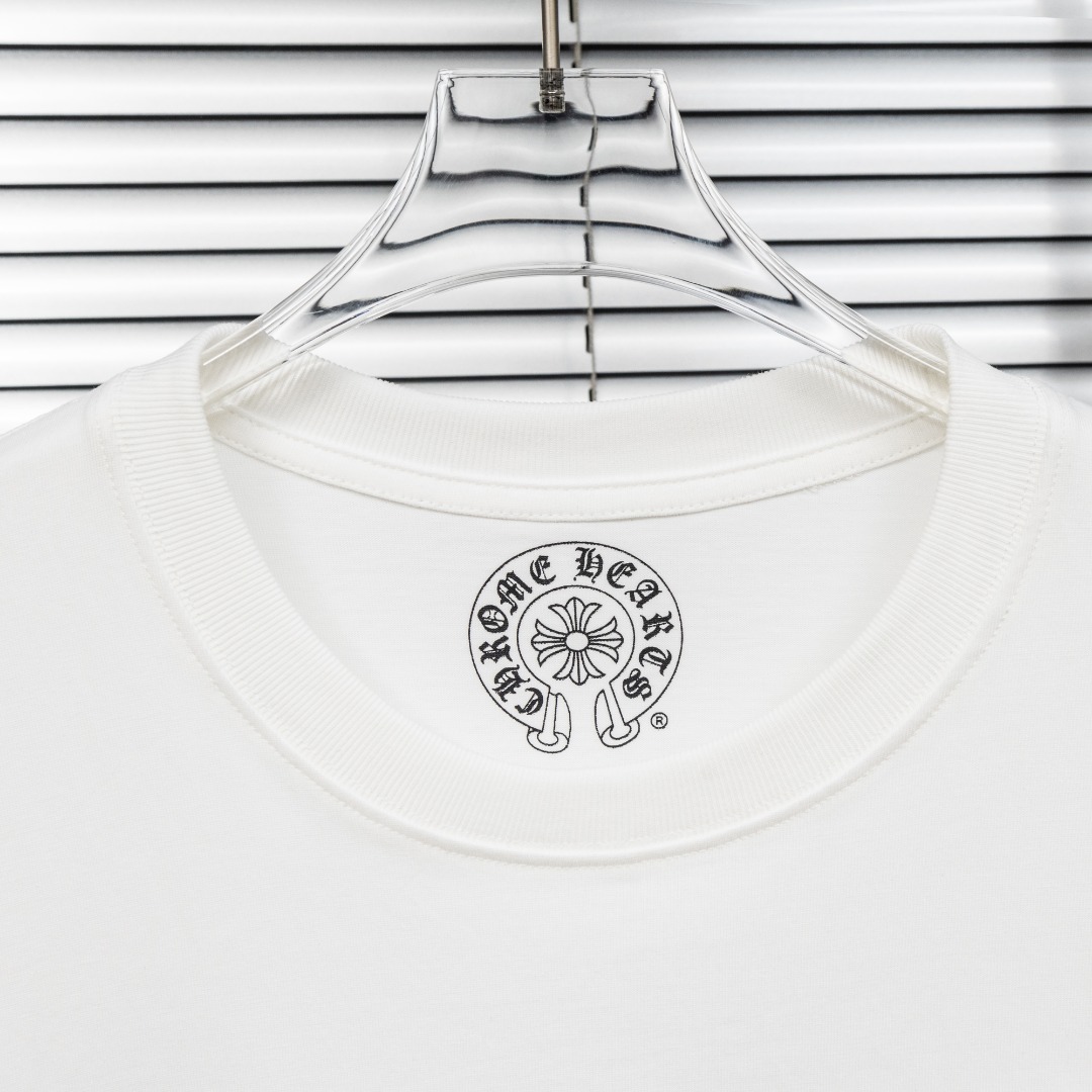 Chrome Hearts 款式：克罗心CH梵文 多色印花小口袋工艺短袖