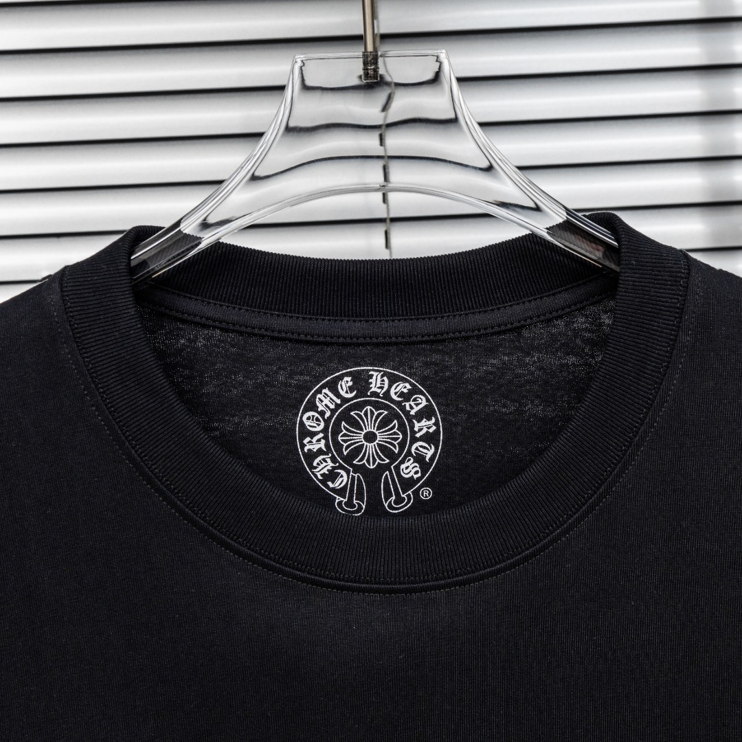 Chrome Hearts 款式：克罗心CH梵文 多色印花小口袋工艺短袖