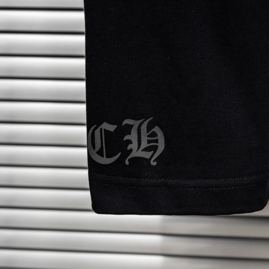 Chrome Hearts 款式：克罗心CH梵文 多色印花小口袋工艺短袖