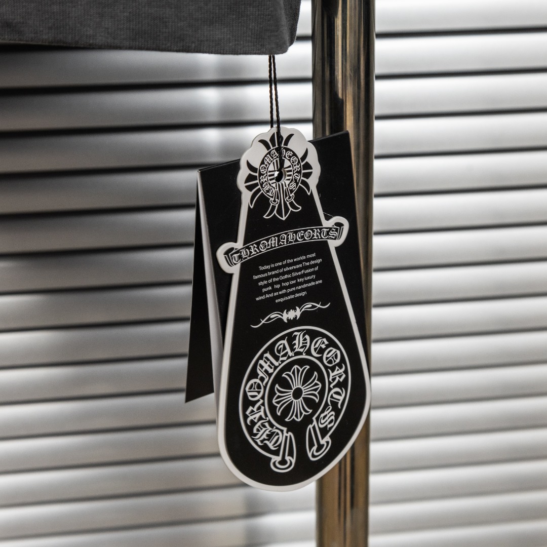 Chrome Hearts 款式：克罗心CH重工水洗多色植绒十字架工艺短袖