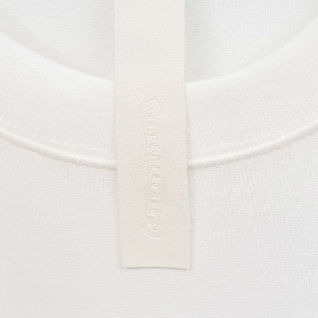 Chrome Hearts 款式：克罗心CH溶解梵文多色刺绣工艺短袖