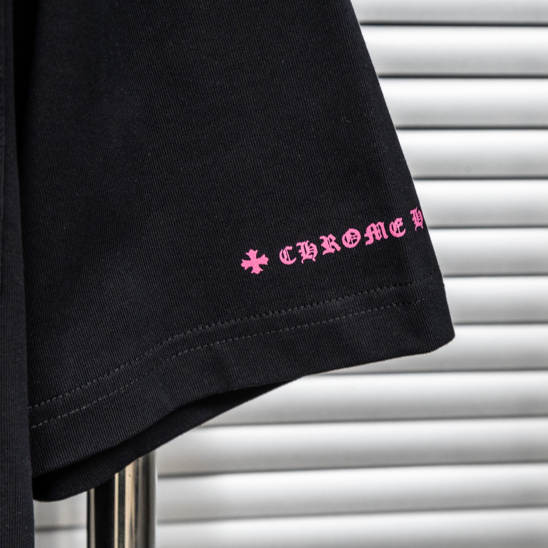 Chrome Hearts 款式：克罗心CH梵文小口袋工艺短袖