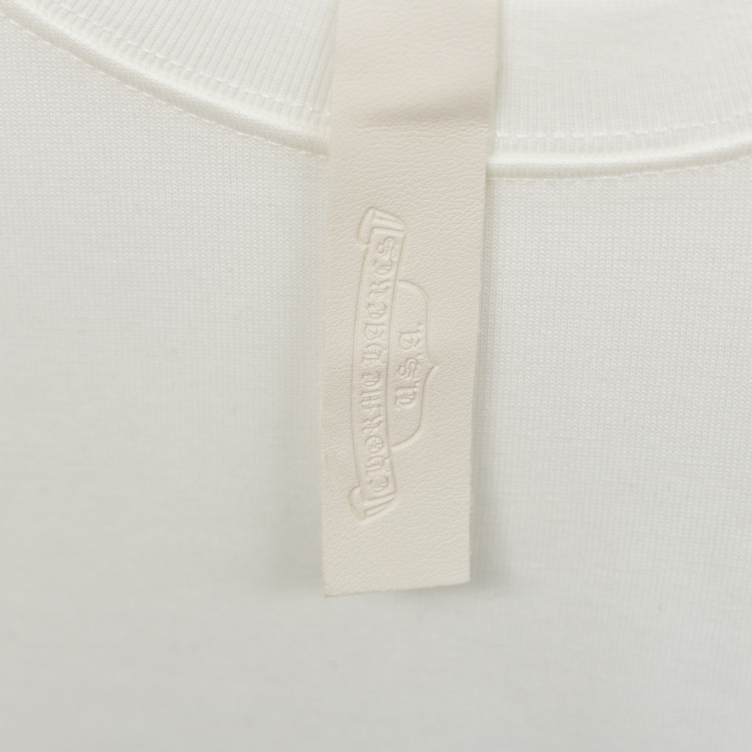 Chrome Hearts 款式：克罗心CH十字架马蹄刺绣内置格纹贴布多工艺短袖