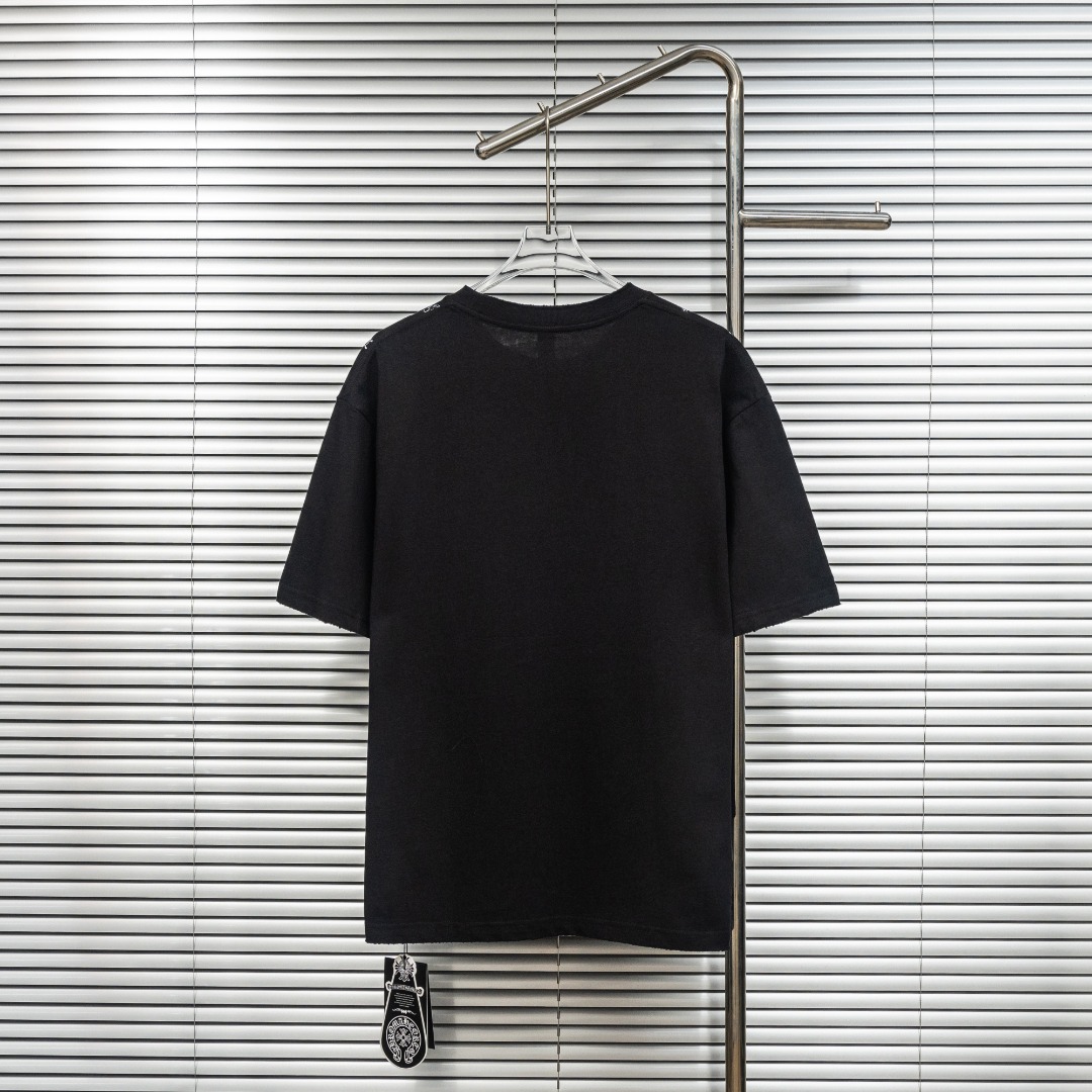 Chrome Hearts 款式：克罗心CH十字架围脖链条工艺短袖