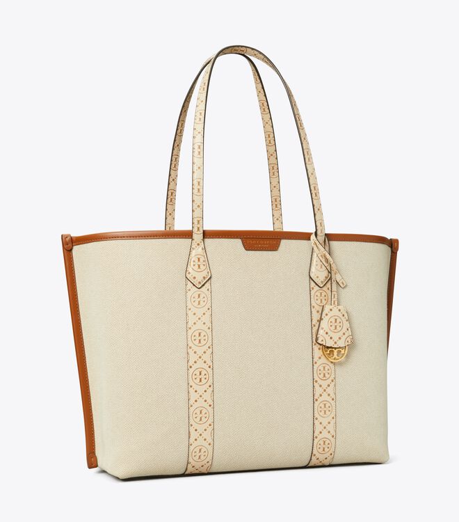 Tory Burch ～大号Perry 托特包兼具实用功能性 这款 Perry 托特包内部设口袋 可整齐收纳随身物件