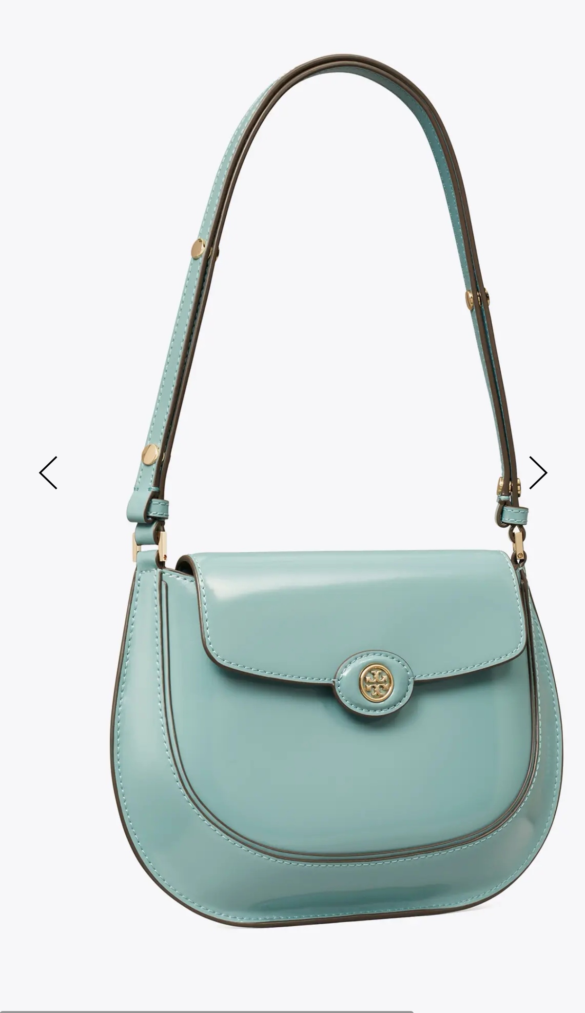 Tory Burch ～2025春夏163367汤丽柏琦 ROBINSON 小号翻盖肩背包 手袋廓形 百搭