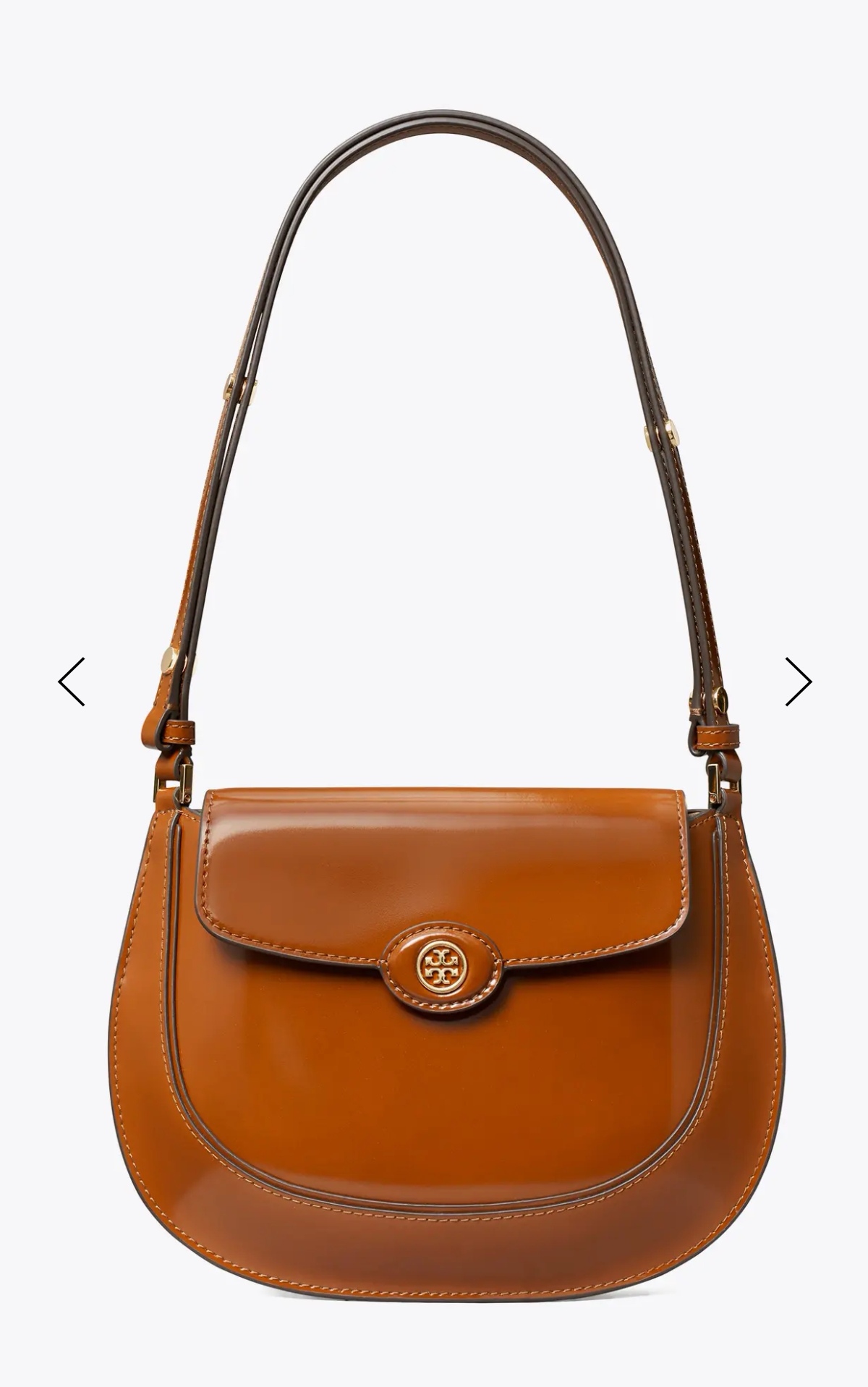 Tory Burch ～2025春夏163367汤丽柏琦 ROBINSON 小号翻盖肩背包 手袋廓形 百搭