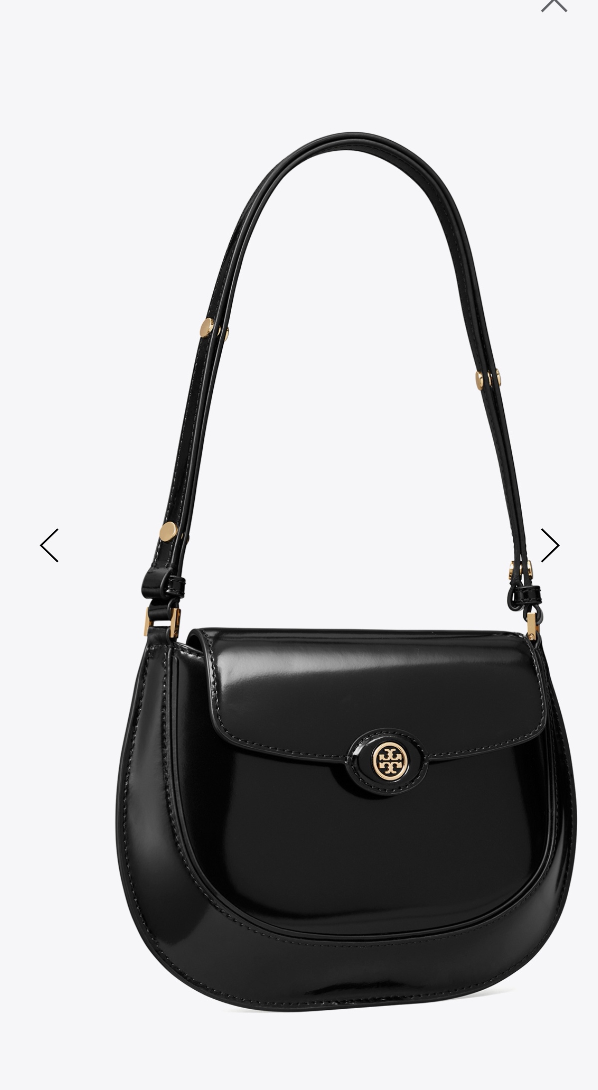 Tory Burch ～2025春夏163367汤丽柏琦 ROBINSON 小号翻盖肩背包 手袋廓形 百搭