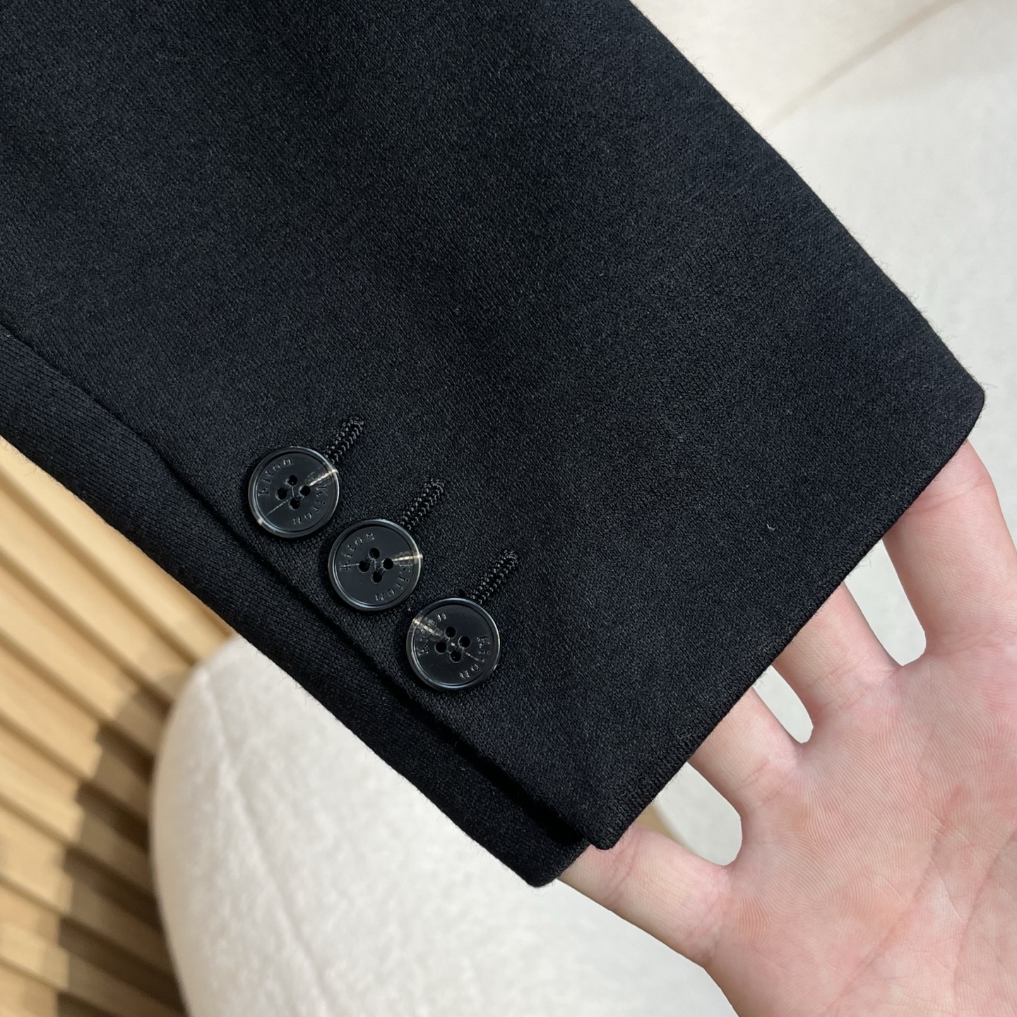 “New Commercial Knitting Suit Jackets: Stylish, Comfortable, and Elegant Clothing Series in Black, M-3XL Sizes” - 图片 9