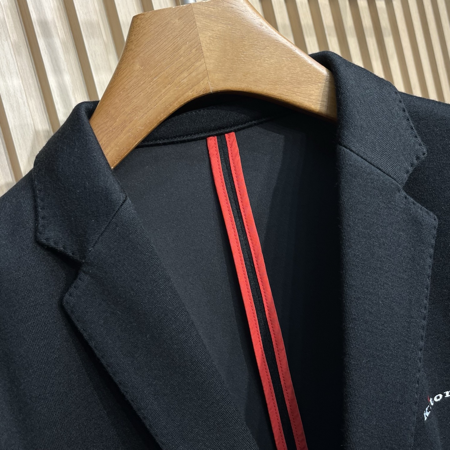 “New Commercial Knitting Suit Jackets: Stylish, Comfortable, and Elegant Clothing Series in Black, M-3XL Sizes” - 图片 6