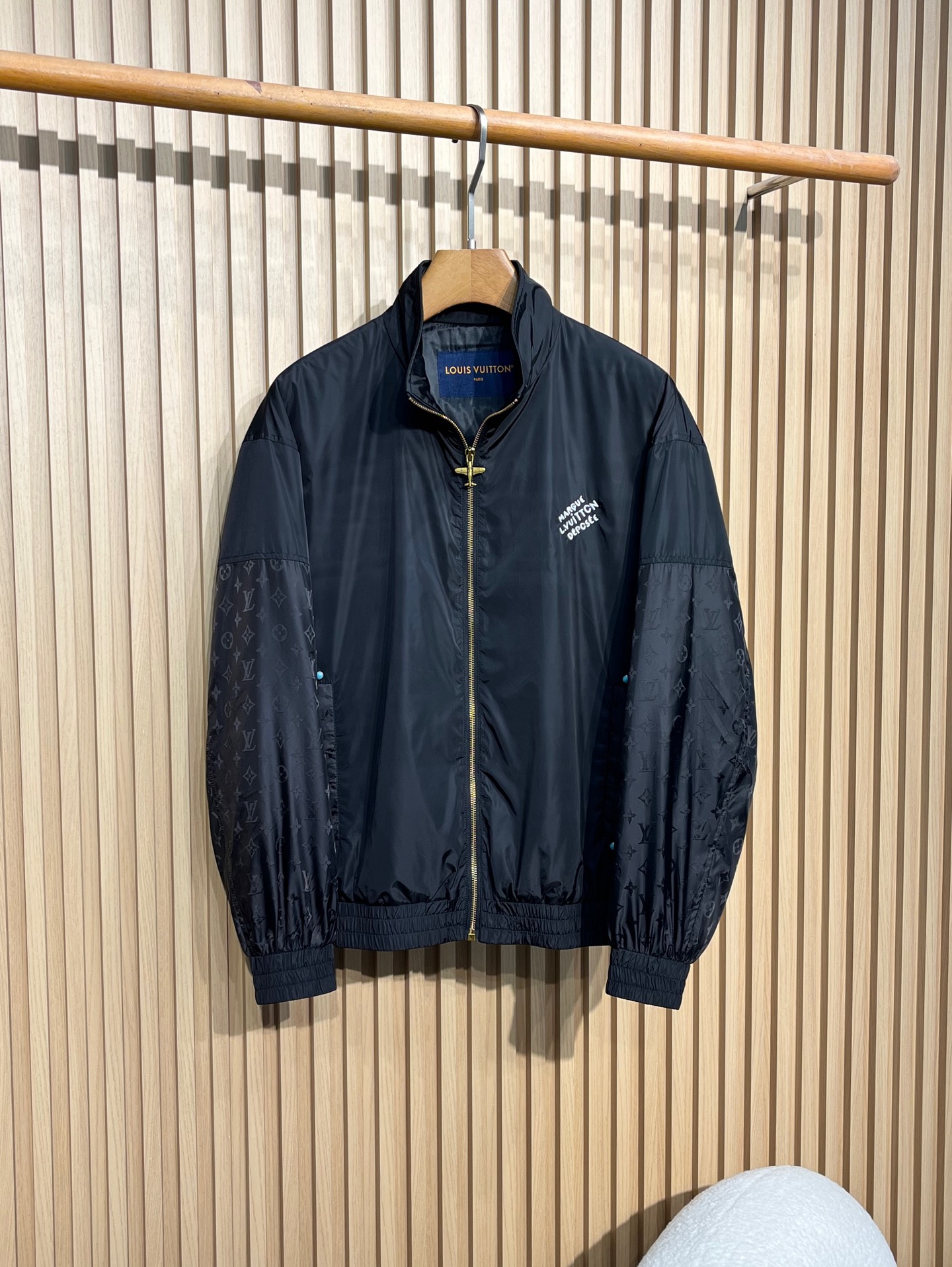 “LV Leisure Jacket: Stamped Collages and Luxury Design for Casual Fashion Enthusiasts”